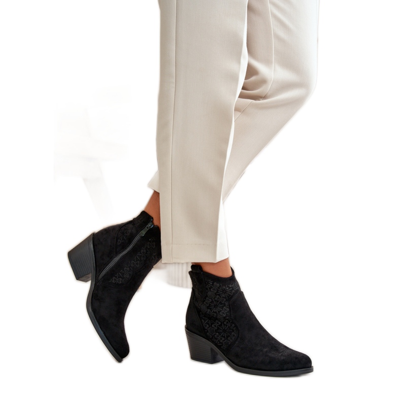 Step in style Botas Modelo S.Barski HY42-944 Pretas - Entre com estilo preto Step in style Botas Modelo S.Barski HY42-944 Pretas - Entre com estilo preto