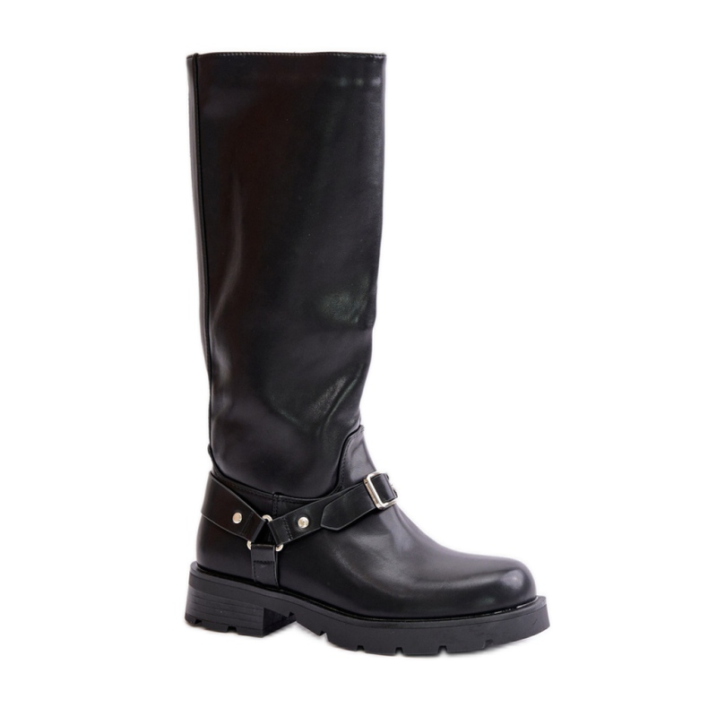Step in style Botas Modelo Tialethe CLS-330 Preta – Entre com estilo preto