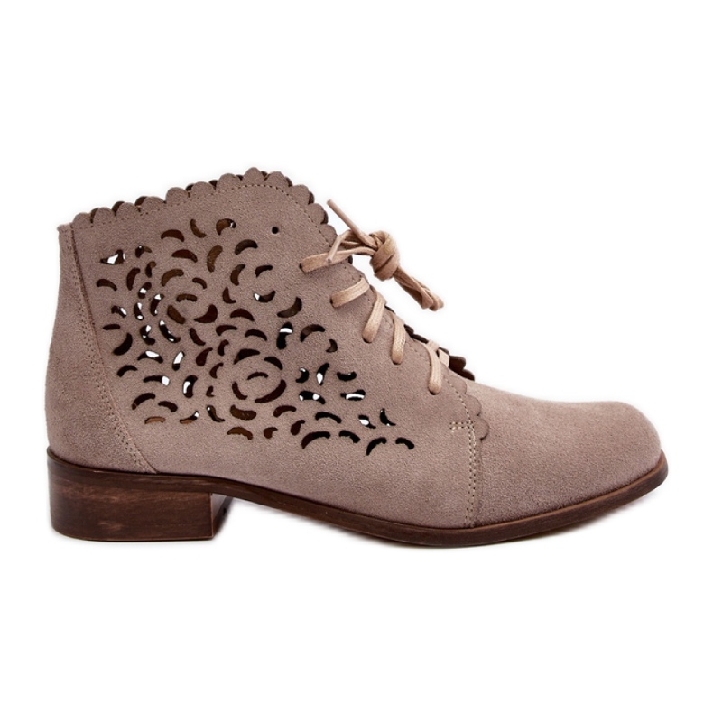 Step in style Botas Modelo Zazoo 2871/024 Bege - Entre com estilo