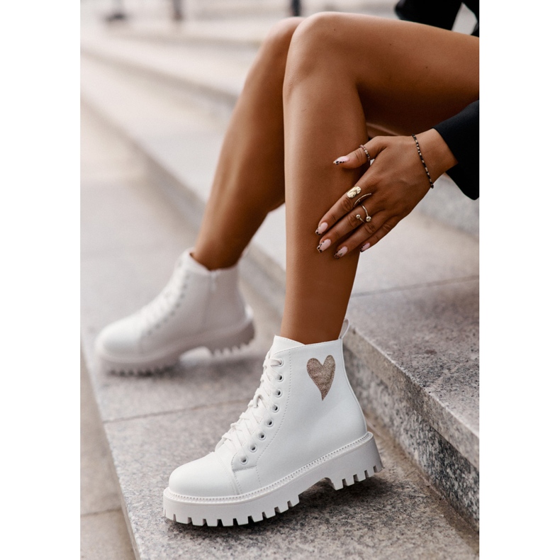 Step in style Botas Modelo Obeena 9681A Brancas - Entre com estilo branco