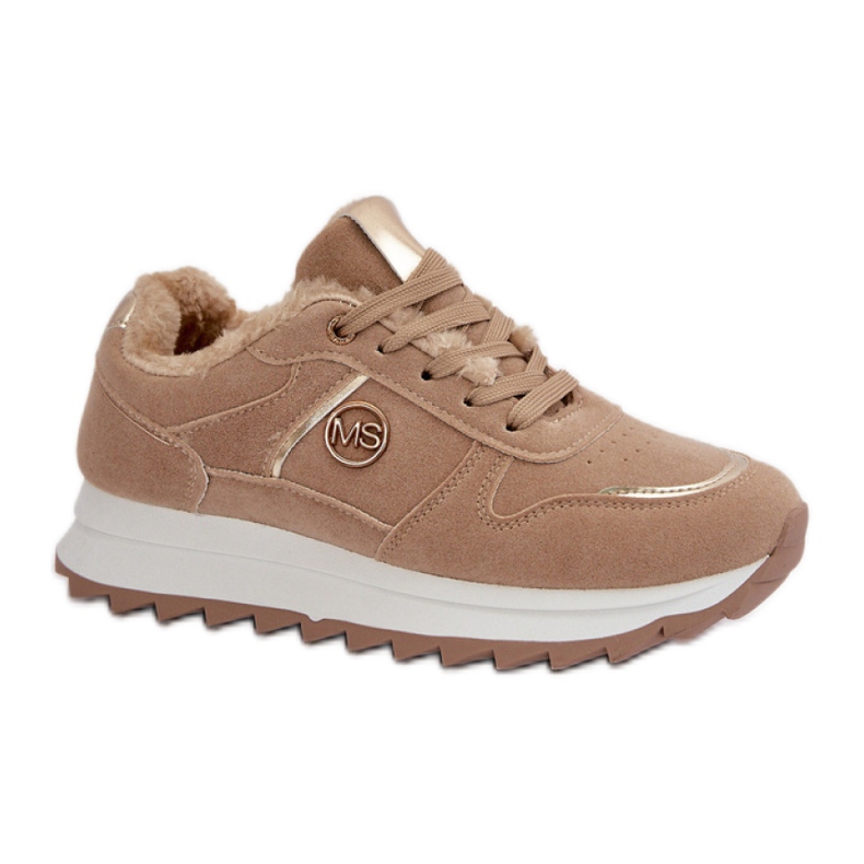Step in style Calçado Esportivo Modelo Lerisas TL289-63 Khaki - Entre com estilo bege