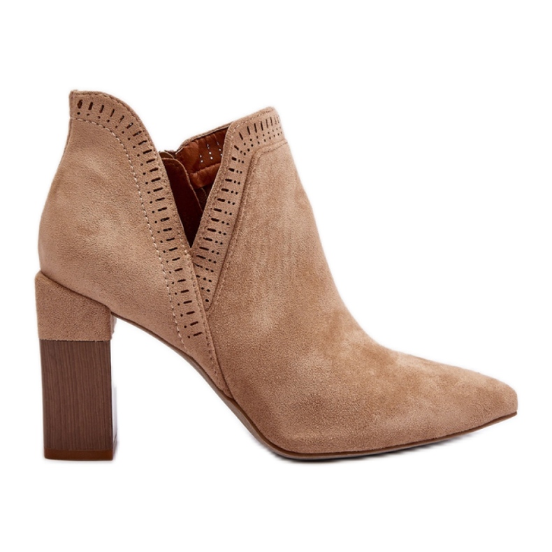 Step in style Botas Modelo Vailen A8805-63 Bege - Entre com estilo