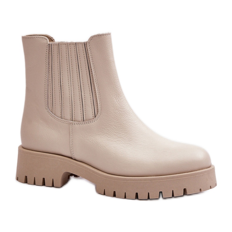 Step in style Botas Modelo Lewski 3611 Bege Claro – Entre com estilo