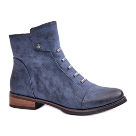 Step in style Botas Modelo Labise ASA62-16 Azul - Entre com estilo