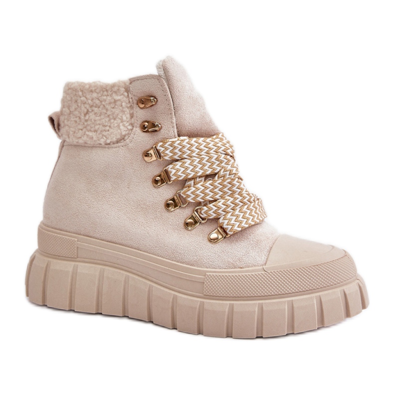Step in style Botas Modelo Alcyhen 24BT26-7929 Bege - Entre com estilo