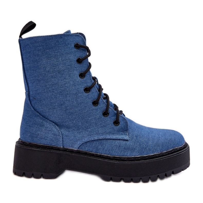 Step in style Botas de trabalho modelo Teflorna CLS-270 Azul - Entre com estilo