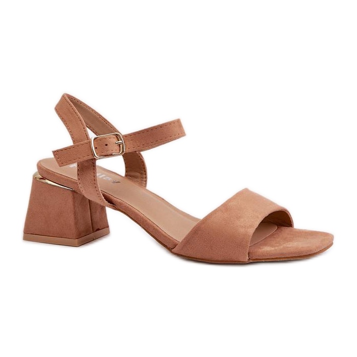 Step in style Sandálias Modelo Leisha LT33-10 Camel - Entre com estilo castanho