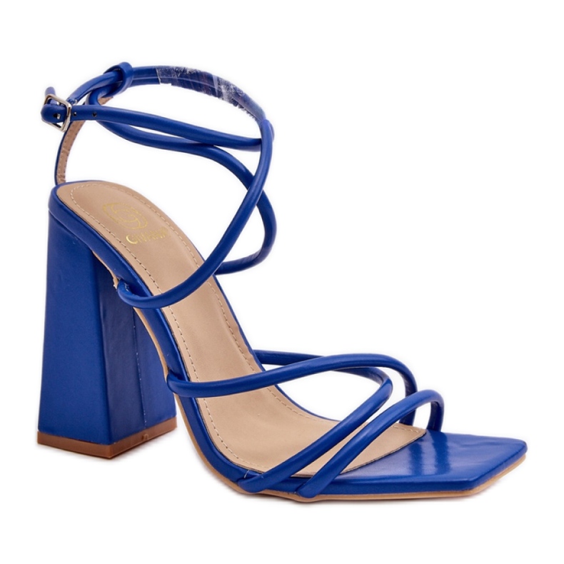 Step in style Sandálias Modelo Josette FY2125-3 Azul - Entre com estilo
