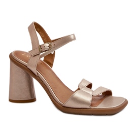 Step in style Sandálias Modelo Maciejka 06029-25 Douradas - Entre com estilo amarelo Step in style Sandálias Modelo Maciejka 06029-25 Douradas - Entre com estilo amarelo