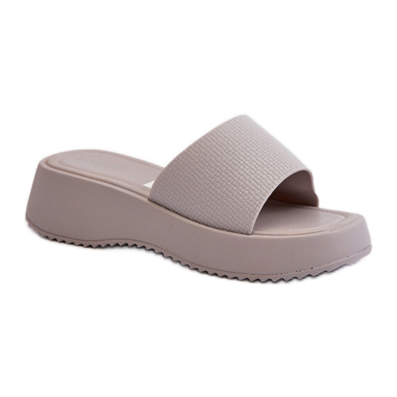 Step in style Sandália Chinelo Modelo Vimarils 695-01 Cinza – Entre com estilo