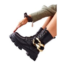 Botas Jensen Trapper Modelo L13107-8 Blk Preto - Step in style