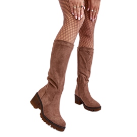 Step in style Botas Modelo Beveta D8130 Marrom - Entre com estilo