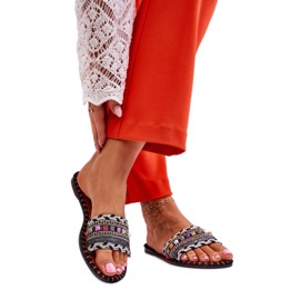 Step in style Sandália Chinelo Modelo Bellisa CK270P Preta - Entre com estilo preto