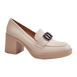 Step in style Sapatos Modelo Nedarea RMR2394D-4 Bege - Entre com estilo Step in style Sapatos Modelo Nedarea RMR2394D-4 Bege - Entre com estilo