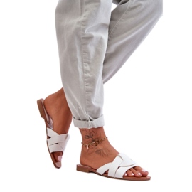 Step in style Chinelo Sandália Modelo Aversa W-112 Branca - Entre com estilo branco