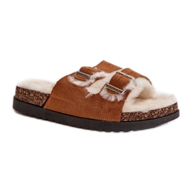Step in style Chinelos Modelo Ezilena WSL-200 Camel – Entre com estilo marrom
