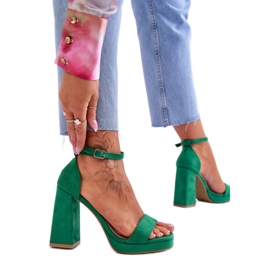 Step in style Sandálias Modelo Merila LC-29 Verdes - Entre com estilo