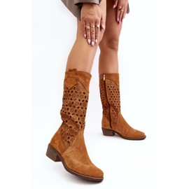 Step in style Botas Modelo Ndulu 4043 Camelo - Entre com estilo marrom