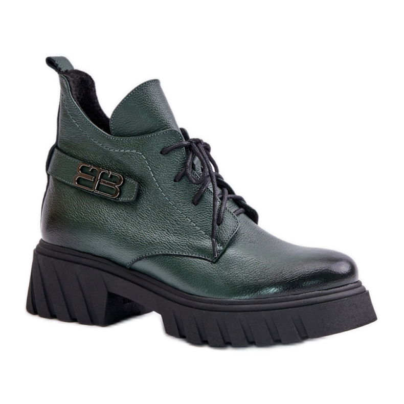 Step in style Botas Modelo Zazoo 60483 Verde Escuro – Entre com estilo