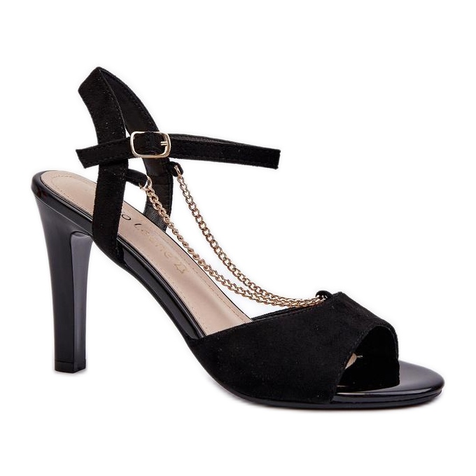 Step in style Sandálias Modelo Sergio Leone SK925 Pretas - Entre com estilo preto