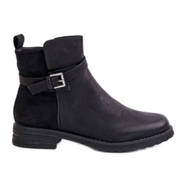 Step in style Botas Modelo Sabamessa 24BT35-7430 Pretas - Entre com estilo preto