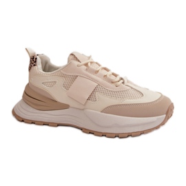 Step in style Calçado Esportivo Modelo Nevelaine 7583 Bege/Leopardo - Entre com estilo