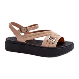 Step in style Sandálias Modelo Zaxy LL285063 Bege - Entre com estilo Step in style Sandálias Modelo Zaxy LL285063 Bege - Entre com estilo