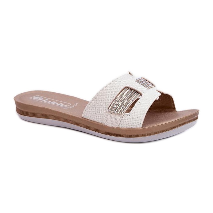 Step in style Chinelo Sandália Modelo Inblu BA000050 Branco - Entre com estilo