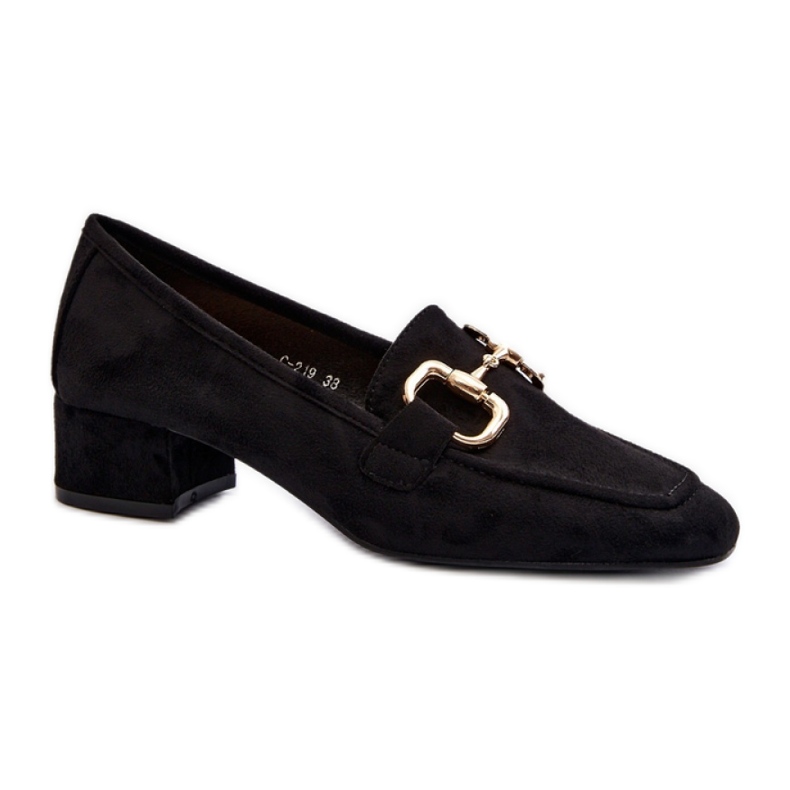 Step in style Bombas Modelo Dolvira C-219 Preta – Entre com estilo preto