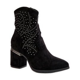 Step in style Botas Modelo S.Barski HY42-029 Pretas - Entre com estilo preto