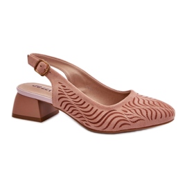 Step in style Bombas Modelo Gemifa RMR2263-4 rosa - Entre com estilo