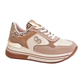 Step in style Calçado Esportivo Modelo Debizia YY-6 Bege - Entre com estilo