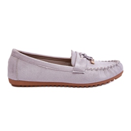 Step in style Mocassins Modelo Good Time ZA28P Cinza - Entre com estilo Step in style Mocassins Modelo Good Time ZA28P Cinza - Entre com estilo