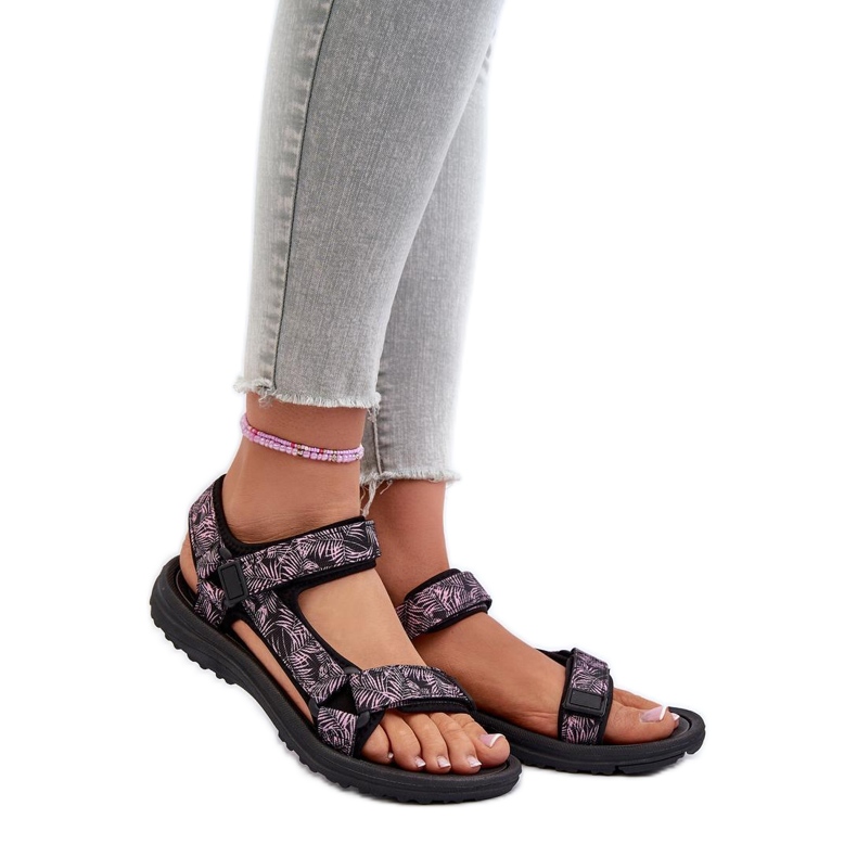 Step in style Sandálias Modelo Lumeria 23SD11-5630 Preta/Rosa - Entre com estilo Step in style Sandálias Modelo Lumeria 23SD11-5630 Preta/Rosa - Entre com estilo