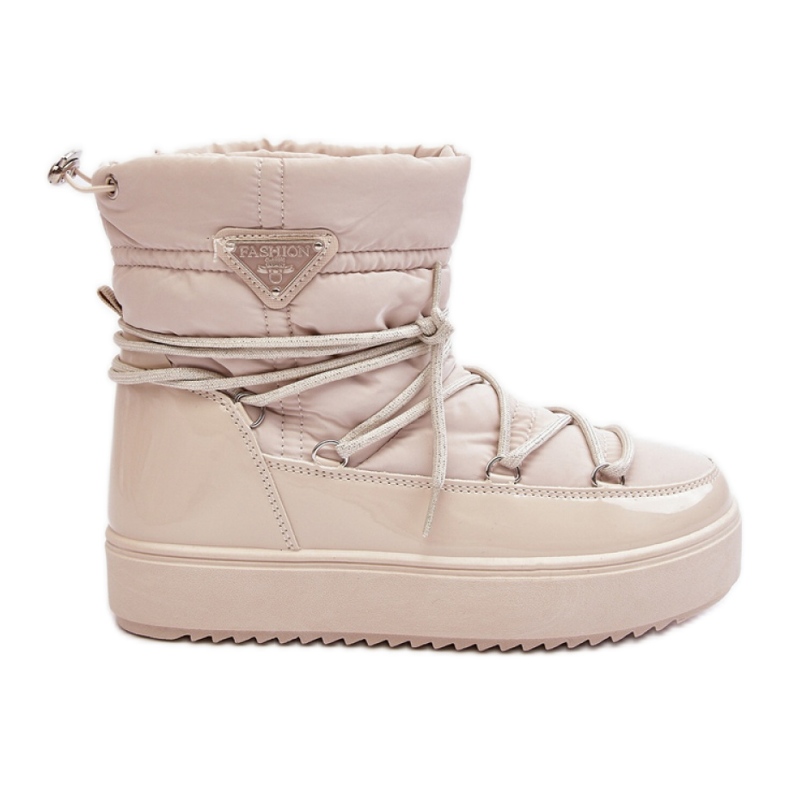 Step in style Botas de neve Modelo Fleure NB606 Bege - Entre com estilo