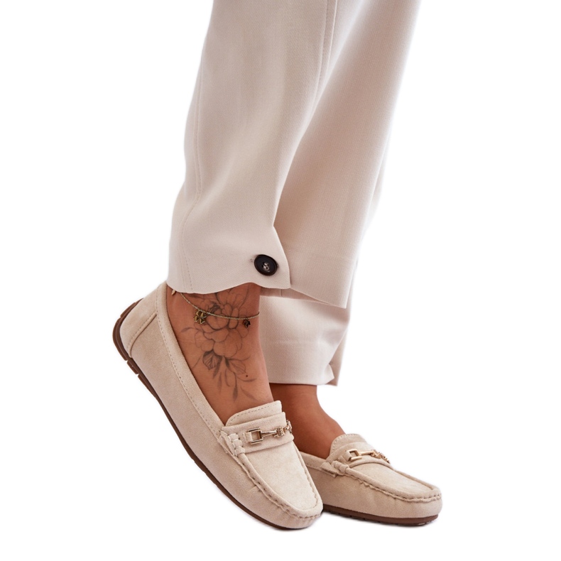 Step in style Mocassins Modelo Corinell FT247 Bege - Entre com estilo Step in style Mocassins Modelo Corinell FT247 Bege - Entre com estilo