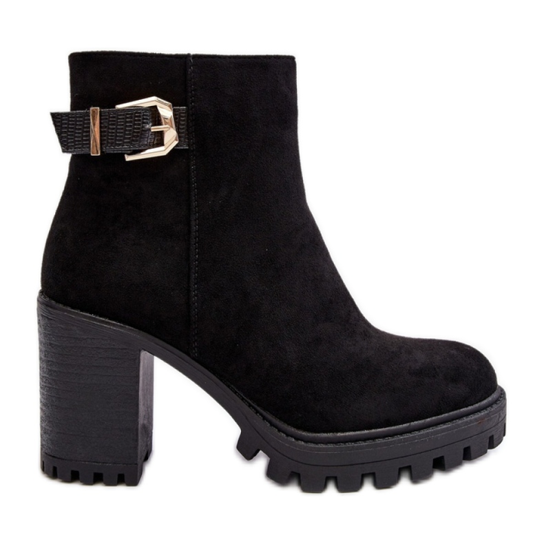 Step in style Botas Modelo Menoria DA108P Pretas - Entre com estilo preto