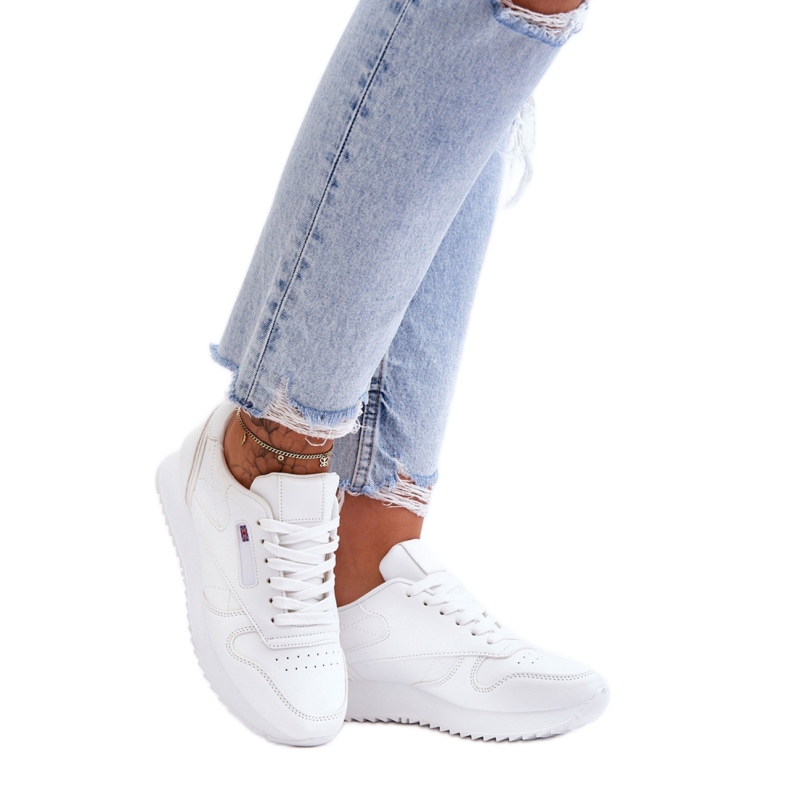 Step in style Calçado Esportivo Modelo Merida BK939-9 Branco - Entre com estilo