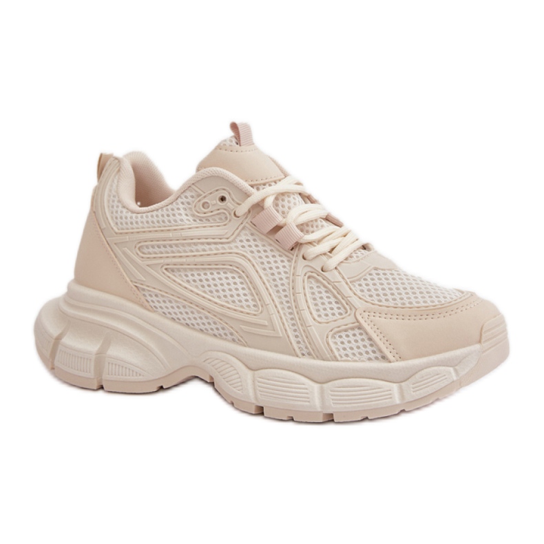 Step in style Calçado Esportivo Modelo Timoci Y3801 Bege - Entre com estilo