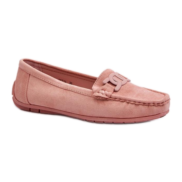 Step in style Mocassins Modelo Rabell DF711 Rosa Claro – Entre com estilo