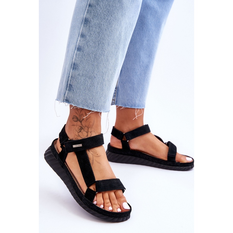 Step in style Sandálias Modelo Big Star LL276011 Pretas - Entre com estilo preto