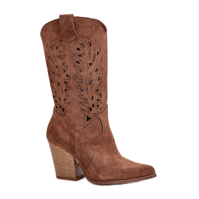 Step in style Botas Modelo Lewski 3609 Camurça Marrom - Entre com estilo castanho