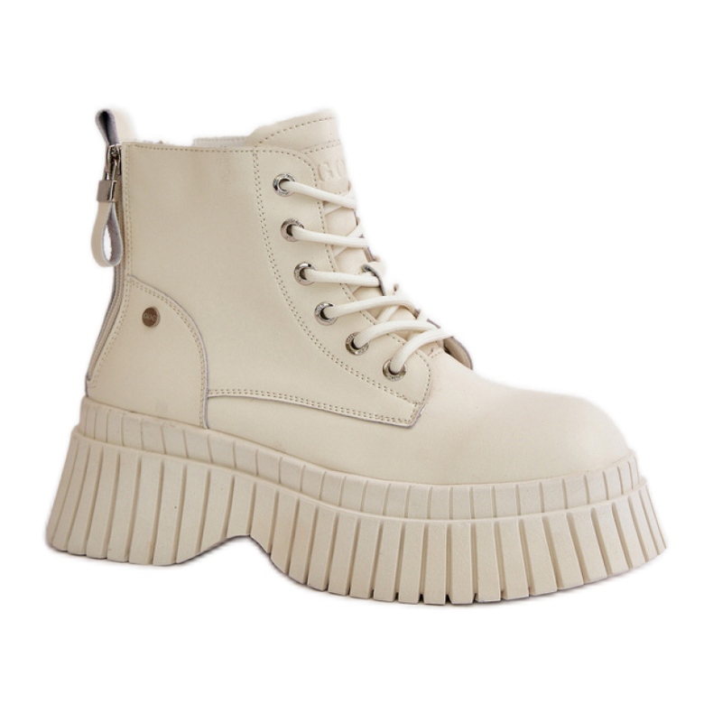 Step in style Trappers Modelo Goe OO2N4127Bege Claro - Entre com estilo