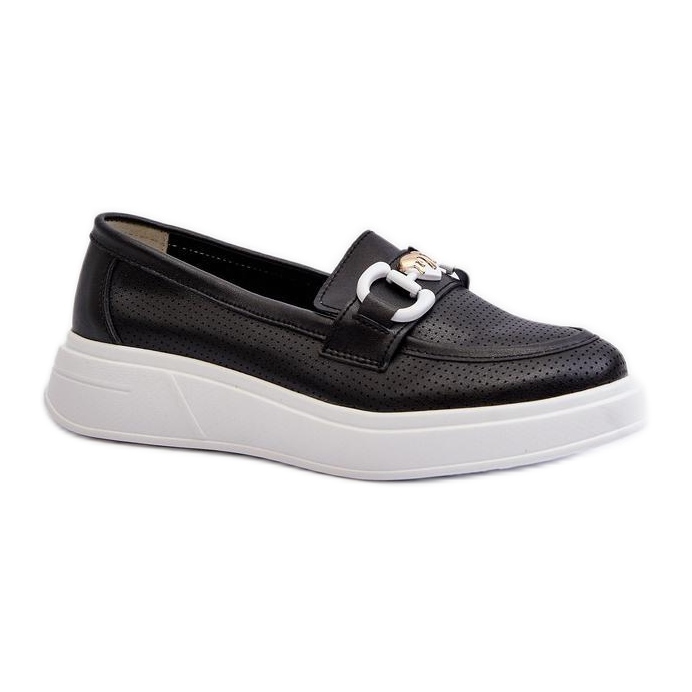 Step in style Mocassins Modelo S.Barski LR720 Preto - Entre com estilo