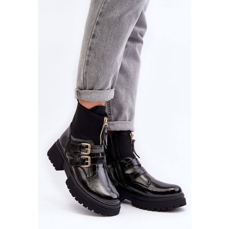 Step in style Botas Modelo Rellisa 168-537 Preta - Entre com estilo preto