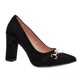 Step in style Scarpin Modelo Zazoo 2453/OS Camurça Preta – Entre com estilo preto