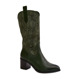 Step in style Botas Modelo Nevilos RMR2337-11 Verde – Entre com estilo