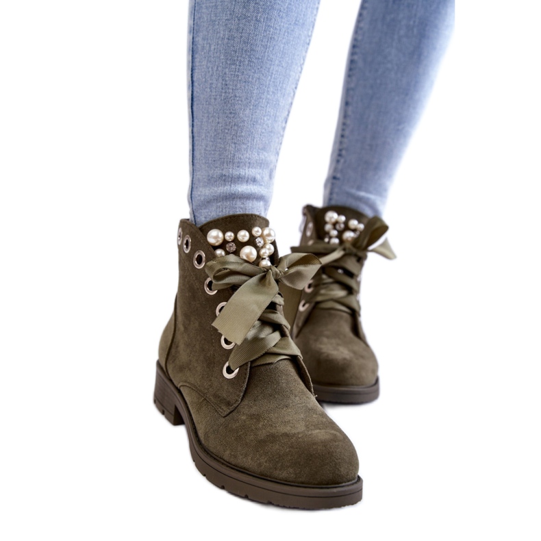 Step in style Botas Modelo Raiso CLS-206 Verde – Entre com estilo