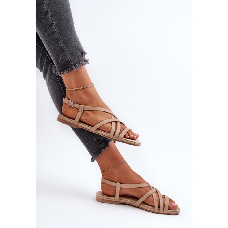 Step in style Sandálias Modelo Big Star NN274012 Bege - Entre com estilo Step in style Sandálias Modelo Big Star NN274012 Bege - Entre com estilo