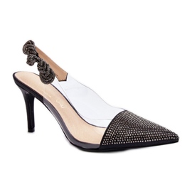 Step in style Modelo Da MR1966-11 Stilettos pretos - Entre com estilo